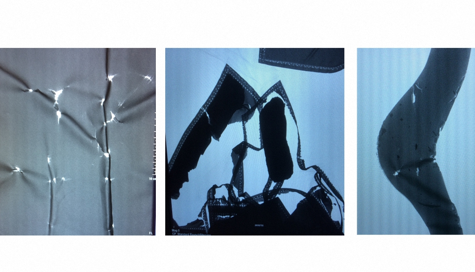 Bilder defekter Schutkleidung